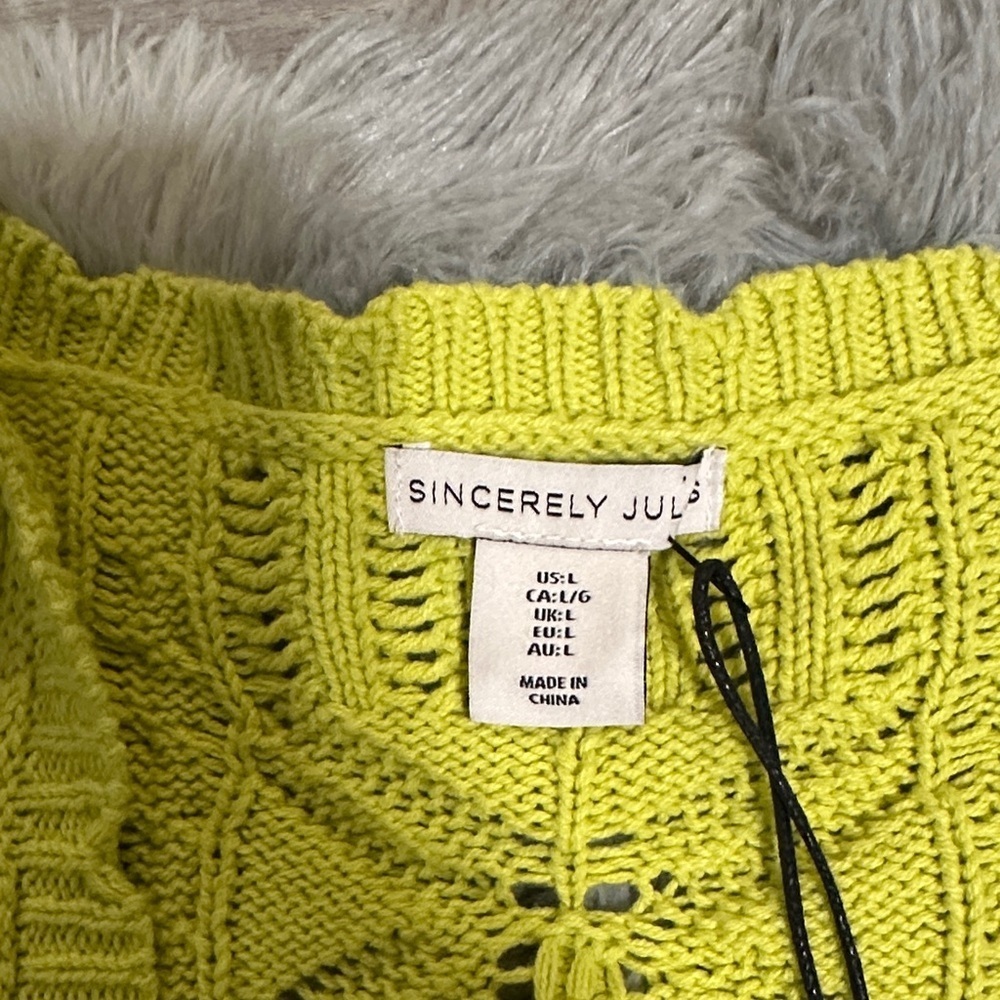NWT sincerely Jules tie cardigan - Picture 5 of 7